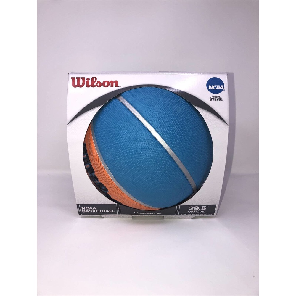 Wilson basketball 29.5” NCAA Blue & Orange Kids 12 And Up March Madness